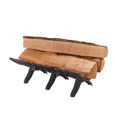 Image showing  Self-Feeding Cast Iron Fireplace Grate with 2-3/4 in. Leg Clearance, 22 in. x 18 in. x 15 in.