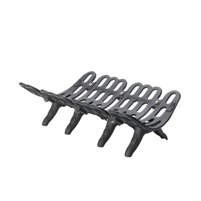 Liberty Foundry Self-Feeding Cast Iron Fireplace Grate with 2-3/4 in. Leg Clearance, 26 in. x 22 in. x 15 in.