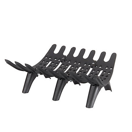New 23” Black Powder Coated Steel Fireplace Grate 