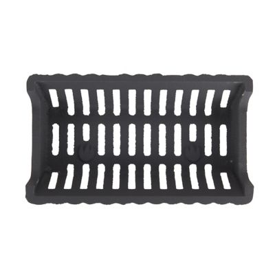 Image showing  Heavy-Duty Cast Iron Flat Bottom Basket-Style Fireplace Grate with 1.5 in. Leg Clearance, 15 in.