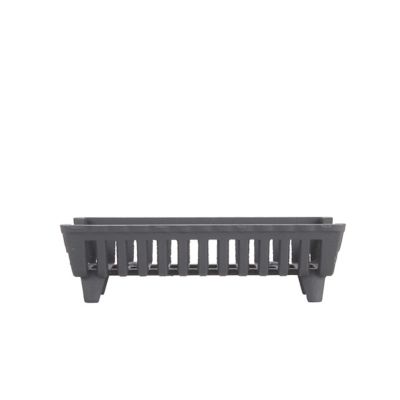 Image showing  Heavy-Duty Cast Iron Flat Bottom Basket-Style Fireplace Grate with 1.5 in. Leg Clearance, 15 in.
