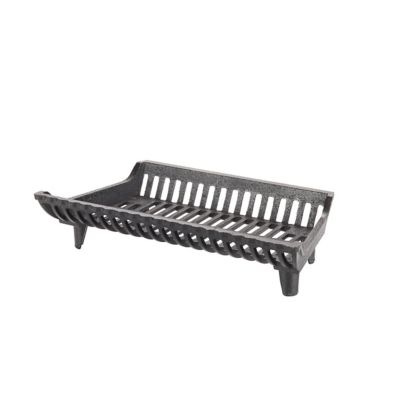 Liberty Foundry 22 in. Heavy-Duty Cast-Iron Flat Bottom Basket-Style Fireplace Grate with 2 in. Leg Clearance