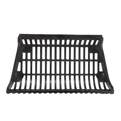 Image showing  Heavy-Duty Cast Iron Flat Bottom Basket-Style Fireplace Grate with 2 in. Leg Clearance, 22 in.
