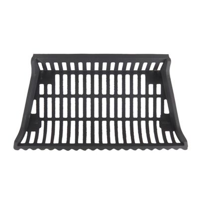 Image showing  Heavy-Duty Cast Iron Flat Bottom Basket-Style Fireplace Grate with 4 in. Leg Clearance, 22 in.