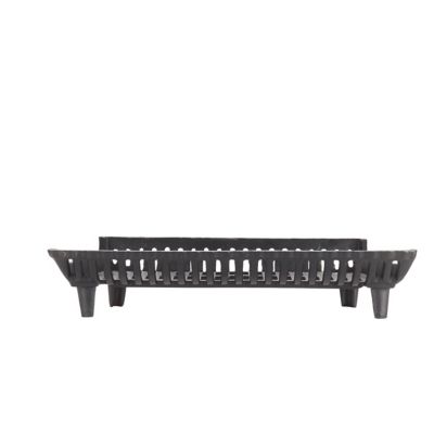 Image showing  Heavy-Duty Cast Iron Flat Bottom Basket-Style Fireplace Grate with 2 in. Leg Clearance, 27 in.