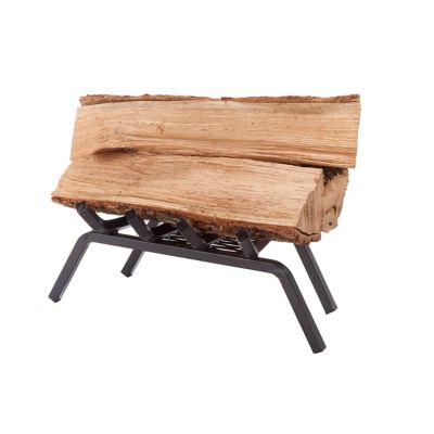 Image showing  Heavy-Duty Steel Fireplace Grate with Ember Retainer, 18 in. x 15 in. x 12 in.