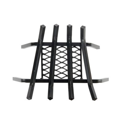 Image showing  Heavy-Duty Steel Fireplace Grate with Ember Retainer, 18 in. x 15 in. x 12 in.