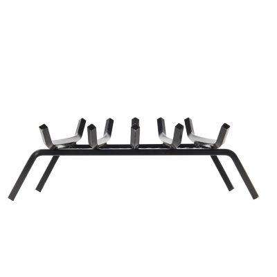 Image showing  Heavy-Duty Steel Fireplace Grate with Ember Retainer, 24 in. x 21 in. x 15 in.