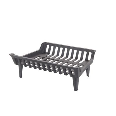 Liberty Foundry 20 in. Heavy-Duty Cast-Iron Fireplace Grate with 4 in. Clearance, 20 in. x 16 in. x 15 in.
