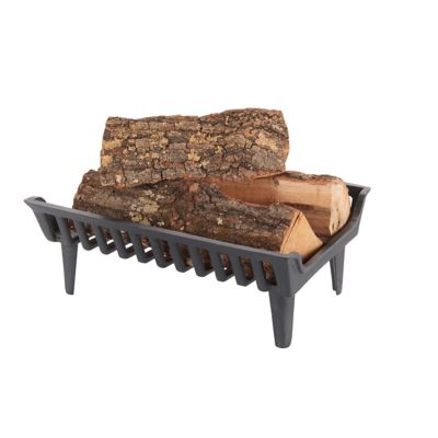 Image showing  Heavy-Duty Cast Iron Fireplace Grate with 4 in. Clearance, 20 in. x 16 in. x 15 in.