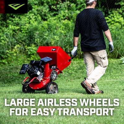 Image showing 8 th Earthquake 3 in. Diameter 212cc Gas K32 Heavy-Duty Chipper Shredder