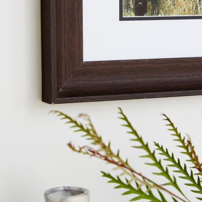 Image showing  Black and White Abstract Landscape Painting, 23.5 in. x 17.5 in.