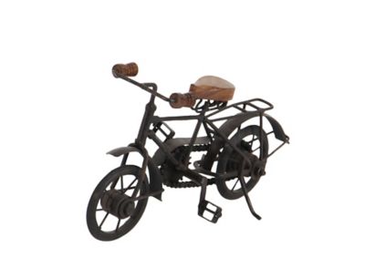 Image showing  Wood and Metal Vintage Bicycle Sculptures, 11 in. x 7 in., 2 pc.