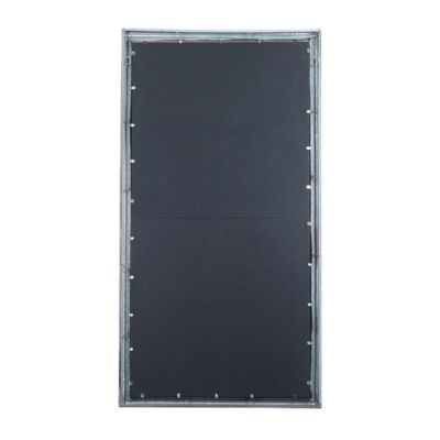 Image showing  Oversized Full-Length Window Mirror in Silver Wood Frame, 35 in. x 67 in.