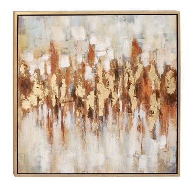 Image showing  Traditional Framed Abstract Canvas Art, 39 in. x 39 in.