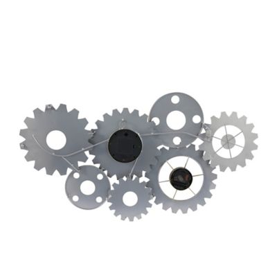 Image showing  Industrial Gear Double Wall Clock, 34 in. x 17 in.