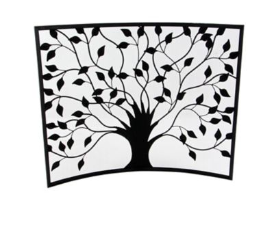 Image showing  39 in. x 33 in. Farmhouse Metal Fire Screen