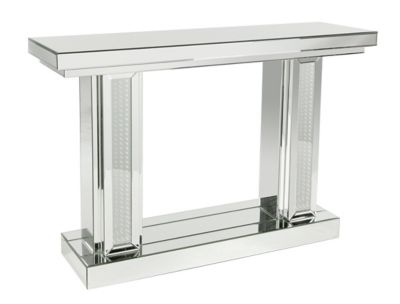 Image showing  Glam Style Mirrored Console Table, 48 in. x 32 in.