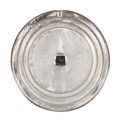 Image showing  Silver Aluminum Wall Clock 24" x 2" x 24"