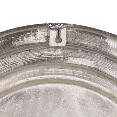 Image showing  Silver Aluminum Wall Clock 24" x 2" x 24"