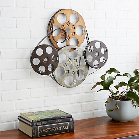 Harper & Willow 3D Metal Film Reel Wall Decor, 25 in. x 22 in. at Tractor  Supply Co.