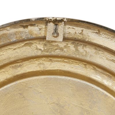 Image showing  Aluminum Wall Clock, 24 in., Gold