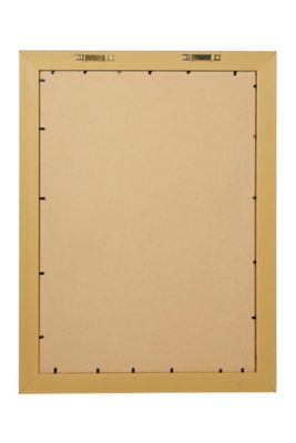 Image showing  Blue Coastal Decor Sailboat Painting Print in Rectangular Brown Wood Frame, 17.5 in. x 23.5 in.