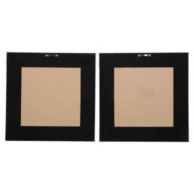 Image showing  Coastal Style Lighthouse and Anchor Shadow Box Wall Decor in Square Wood Frames, 12 in. x 12 in., 2 pc.