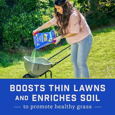 Image showing 7 th Pennington 35 lb. 4,375 sq. ft. Lawn Booster Sun and Shade Mix Grass Seed and Fertilizer