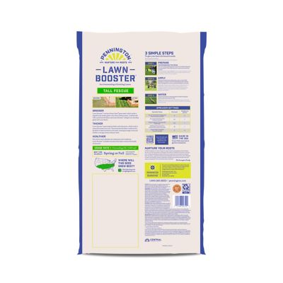 Image showing  35 lb. 4,375 sq. ft. Lawn Booster Tall Fescue Grass Seed and Fertilizer