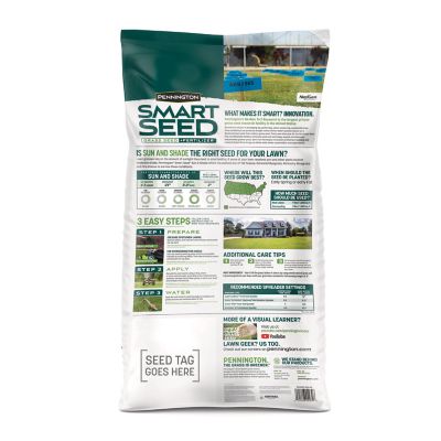 Image showing  20 lb. 6,660 sq. ft. Smart Seed Sun and Shade Mix PC Grass Seed