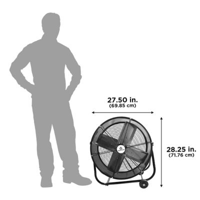 Image showing  24 in. Portable Tilt Fan
