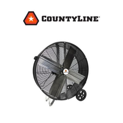 Image showing  30 in. 2-Speed Indoor Portable Barrel Fan, 5,500 CFM