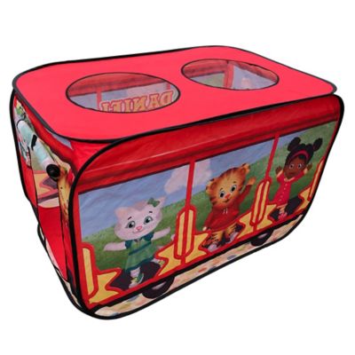 Image showing  Daniel Tiger's Neighborhood Trolley Pop-Up Play Tent