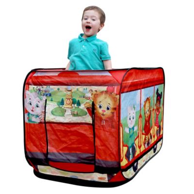 Image showing  Daniel Tiger's Neighborhood Trolley Pop-Up Play Tent