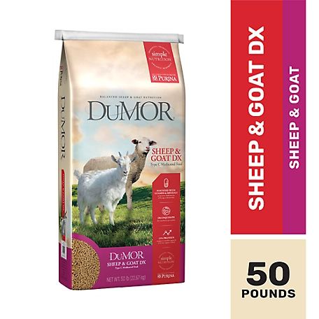 DuMOR Medicated Sheep and Goat DX Feed, 50 lb.