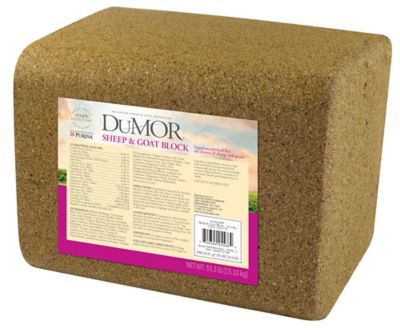 DuMOR Sheep and Goat Supplement Feed Block, 33 lb.