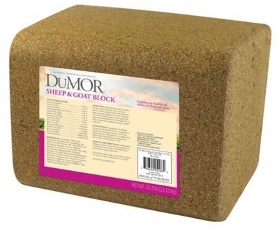 DuMOR Sheep and Goat Supplement Feed Block, 33 lb.