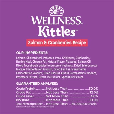 Image showing  Complete Health Kittles Grain-Free Salmon and Cranberry Flavor Crunchy Cat Treats, 6 oz.