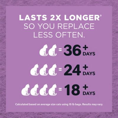 Image showing 5 th World's Best Cat Litter Lavender Scented Clumping Corn Cat Litter, Multi-Cat