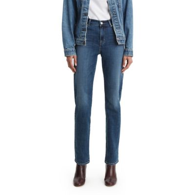 Blue Mountain Straight Fit Mid-Rise 5-Pocket Bootcut Jeans