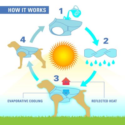Image showing  Core Cooling Dog Vest