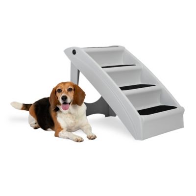 Image showing 6 th PetSafe CozyUp Folding Pet Stairs for Dogs Up to 150 lb., 24 in. x 16 in. x 20 in.