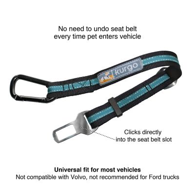 Image showing  Direct to Dog Seatbelt Tether Coastal Blue