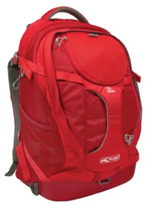 Image showing 6 th Kurgo G-Train Small Polyester Dog Carrier Backpack for Hiking, Camping or Travel, Red