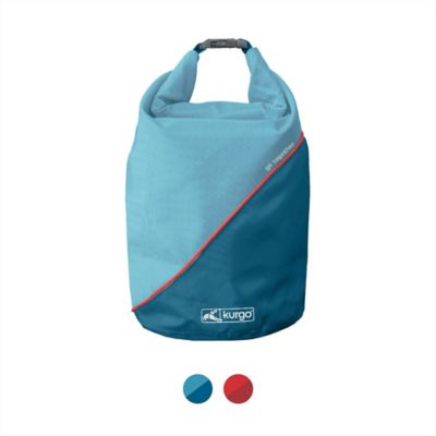 Kurgo Kibble Carrier Dog Food Storage Bag, 5 lb., Coastal Blue