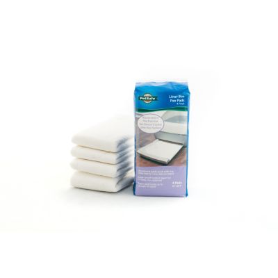 PetSafe Deluxe Litter Box Replacement Pee Pad 4 Pack, PAC00-16693