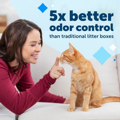 Image showing  ScoopFree Litter Box Tray Refills with Sensitive Crystals, 6-Pack