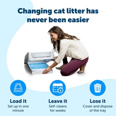 Image showing  ScoopFree Litter Box Tray Refills with Sensitive Crystals, 6-Pack