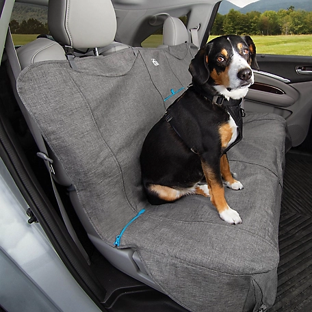 Kurgo No-Slip Grip Pet Bench Seat Cover, Heather Grey